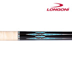 Longoni Black Mamba II Natural Pool Cue w/S20 Shaft