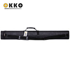 OKKO Billiard Hard Deluxe Oval Case Croco Black 2x2