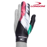 Longoni Billiard Glove Flag 2 for Left Hand