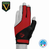 Vaula Pro Billiard Glove for Left Hand Red XL