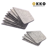 OKKO Cushion Rubber Facings 1/8", w/Rounded Corners, Set of 12