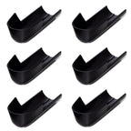 OKKO Pool Table Large Rubber Gulley Boots, Set of 6