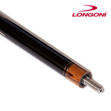 Longoni Flames Linen Pool Cue Butt