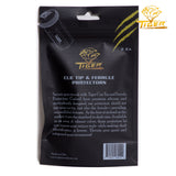 Tiger Cue Tip and Ferrule Protectors, 2-Pack, Gold