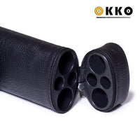OKKO Billiard Hard Oval Pro Case Croco Black 2x2