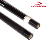 Longoni Black Mamba II Lizard Style Leather Pool Cue w/Luna Nera Shaft