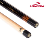 Longoni Flames Leather Pool Cue w/S2 Shaft
