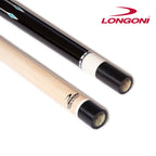 Longoni Black Mamba II Leather Strips Pool Cue w/S30 Shaft