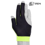 Taom Midas Billiard Glove for Left Hand Lime Yellow XL