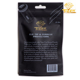 Tiger Cue Tip and Ferrule Protectors, 2-Pack, Onyx