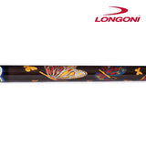 Longoni Papilio Lux Arcobaleno Pool Cue w/Luna Nera Shaft