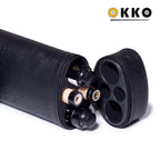OKKO Billiard Hard Oval Pro Case Croco Black 2x2