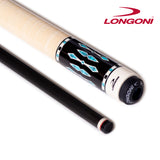 Longoni Black Mamba II Natural Pool Cue w/Luna Nera Shaft