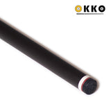 OKKO Carbon Fiber Shaft for Pool Cues, 12.5 mm cue tip,  5/16"-18 Joint, White Ferrule