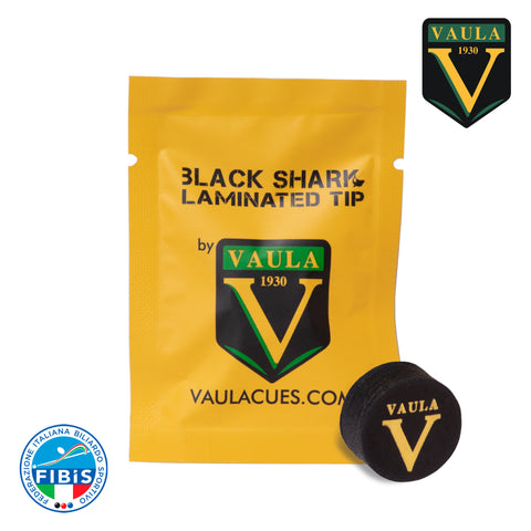 Vaula Black Shark Cue Tip Soft Ø14mm