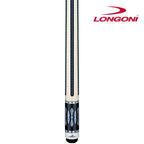Longoni Black Mamba II Leather Strips Pool Cue w/S30 Shaft