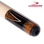 Longoni Flames Wood Pool Cue Butt
