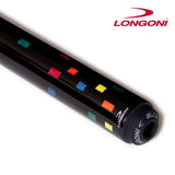 Longoni Black Rainbow Carom Cue Butt