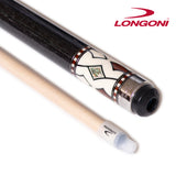 Longoni Nirvana 2 Nox Silver Pool Cue w/S2 Shaft
