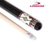 Longoni Nirvana 2 Nox Silver Pool Cue w/S30 Shaft