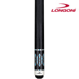 Longoni Black Mamba II Lizard Style Leather Pool Cue Butt