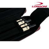 Longoni Giotto Florentia Luxury Leather Cue Case 4 x 8