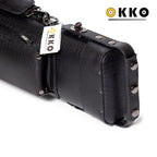 OKKO Billiard Hard Deluxe Oval Case Croco Black 3x5