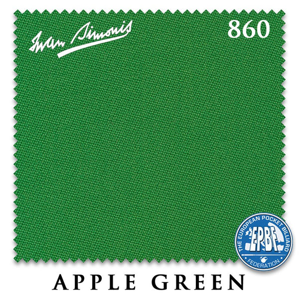 Simonis 860 Apple Green for 6 Rails