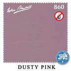 9 ft Simonis 860 Dusty Pink Pool Table Cloth with 6 Pre-Cut Rails
