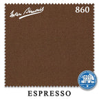 8 ft Simonis 860 Espresso Pool Table Cloth with 6 Pre-Cut Rails