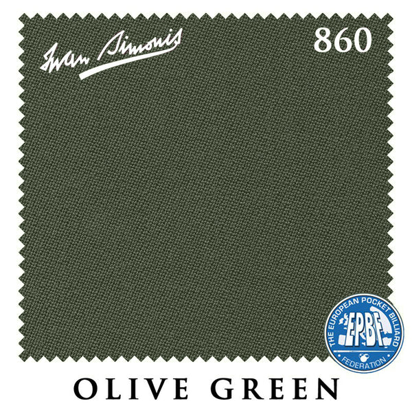 Simonis 860 Olive Green for 6 Rails
