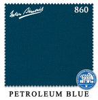 10 ft Simonis 860 Petroleum Blue Pool Table Cloth with 6 Pre-Cut Rails