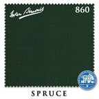 10 ft Simonis 860 Spruce Pool Table Cloth with 6 Pre-Cut Rails