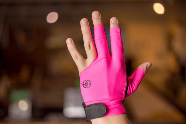 McDermott Billiard Glove for Left Hand Pink S