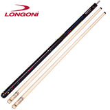 Longoni Black Rainbow Carom Cue w/2 E71 S20 Shafts