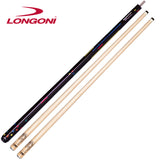 Longoni Black Rainbow Carom Cue w/2 E71 S30 Shafts