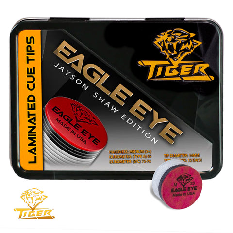 Tiger Eagle Eye Cue Tip Ø14mm Medium 1 pc