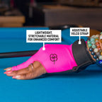 McDermott Billiard Glove for Left Hand Pink M