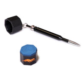 OKKO Octagon Bullet Pocket Chalker Black w/Predator Chalk