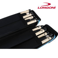 Longoni Giotto Lago Luxury Leather Cue Case 4 x 8