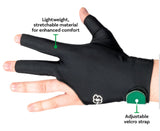 McDermott Billiard Glove for Left Hand Black L