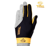 Tiger Pro Billiard Glove for Left Hand Gold L