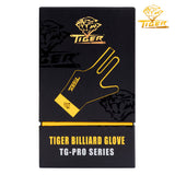 Tiger Pro Billiard Glove for Left Hand Gold S