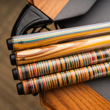 McDermott CHOPSP2 Chops Sneaky Pete Skateboard Pool Cue FREE Hard Case