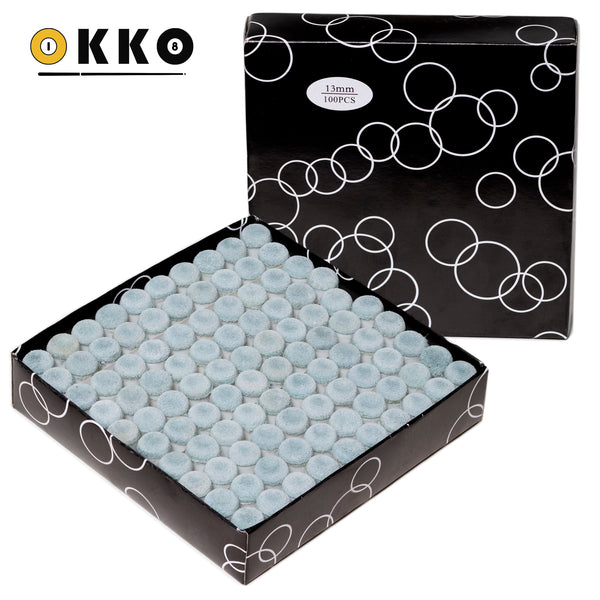 OKKO Billiard Slip-On Tips Ø13mm Soft, Pack of 100