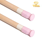 Tiger Cue Tip and Ferrule Protectors, 2-Pack, Rose Quartz