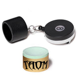 Taom Billiard Soft Chalk Green 1 pc w/Retractable Chalk Holder