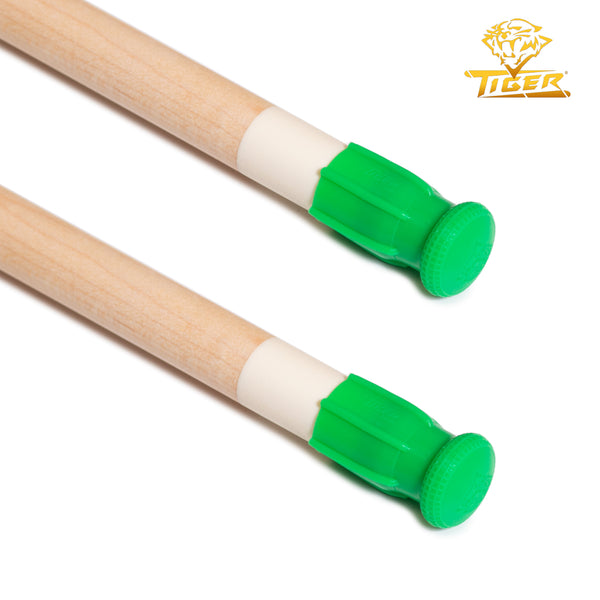 Tiger Cue Tip and Ferrule Protectors, 2-Pack, Emerald