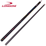 Longoni Black Rainbow Carom Cue w/Luna Nera Shaft