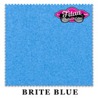 10 ft Championship Titan Brites & Lites™ Brite Blue Pool Table Cloth with 6 Pre-Cut Rails